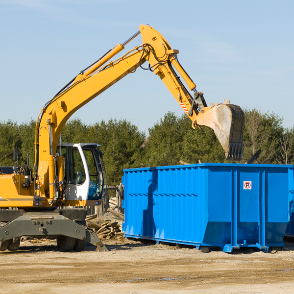 what happens if the residential dumpster is damaged or stolen during rental in Bloomington Wisconsin